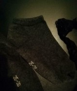  Gedragen slip en sokken 